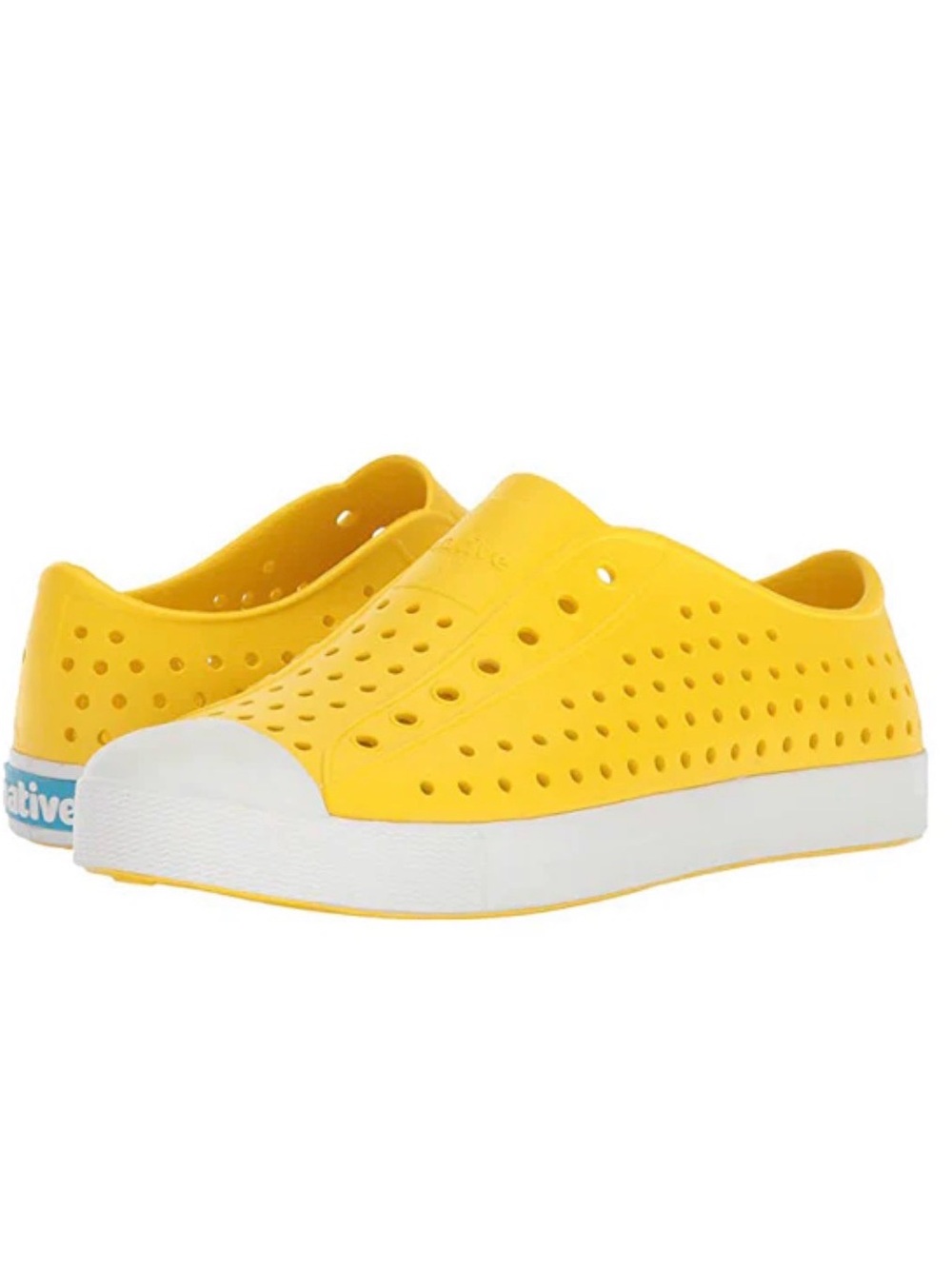 Native Shoes Kids Yellow Slip-On Water Shoes, size 11